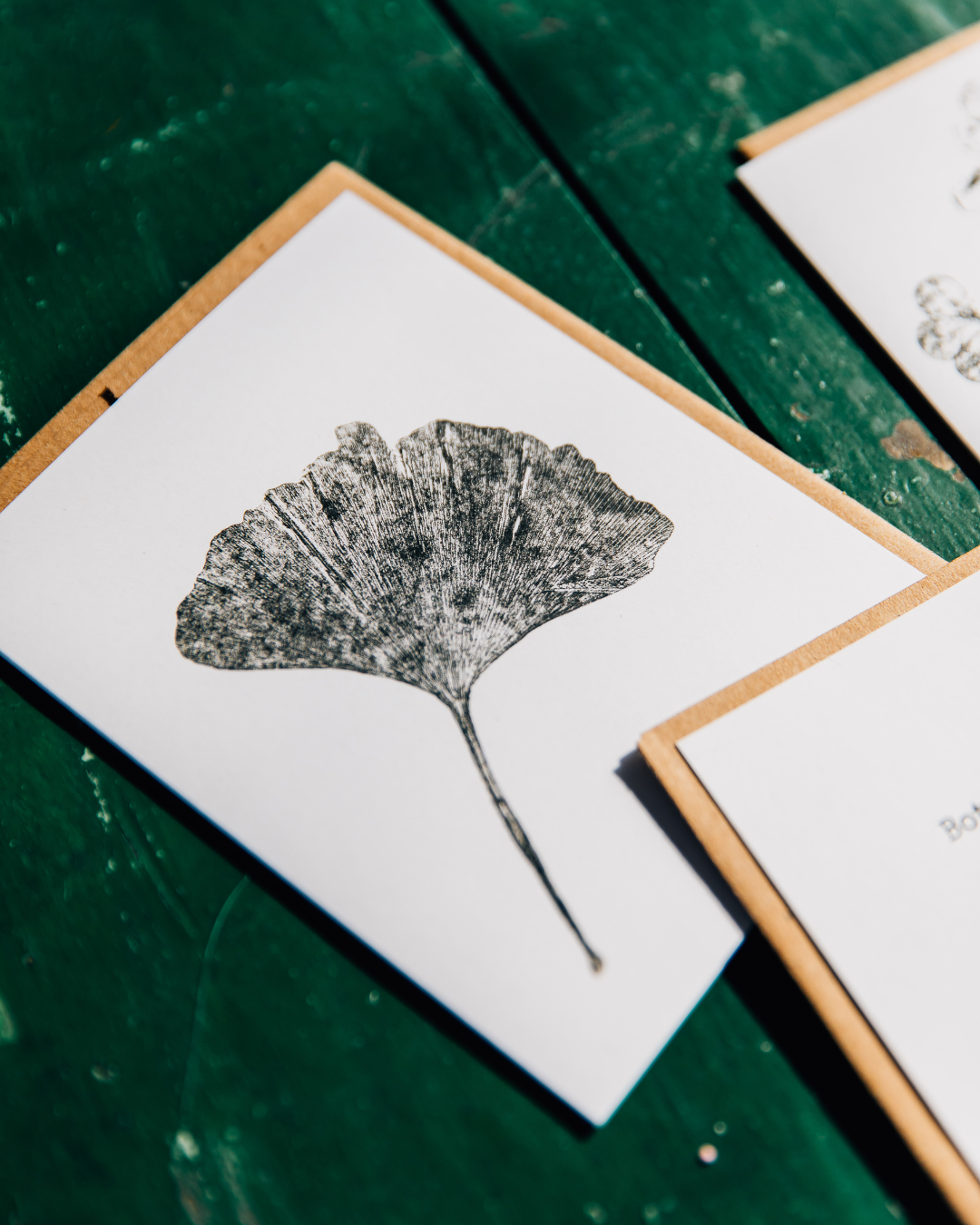 Individual Botanical Monoprint Card (Blank)