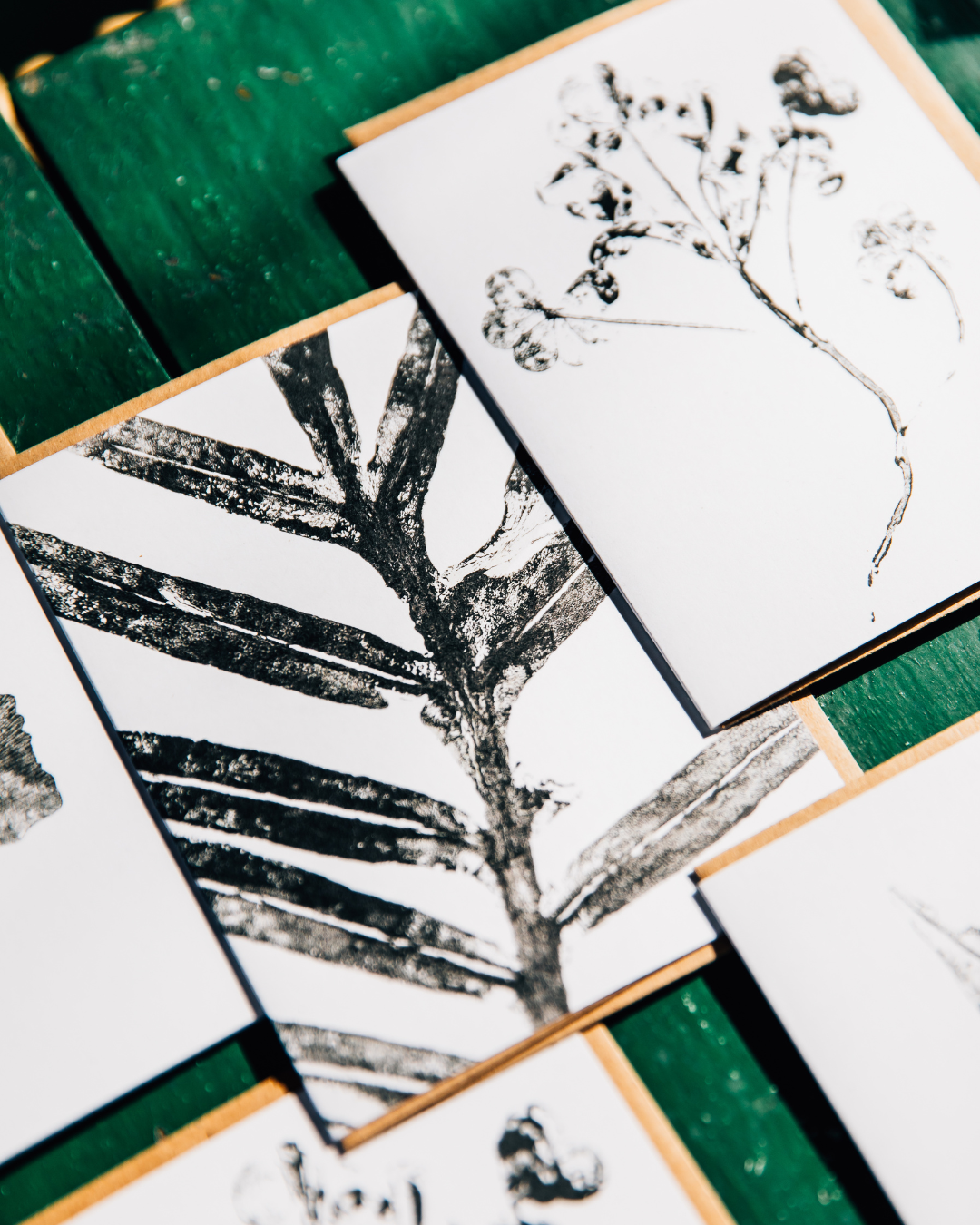 Individual Botanical Monoprint Card (Blank)
