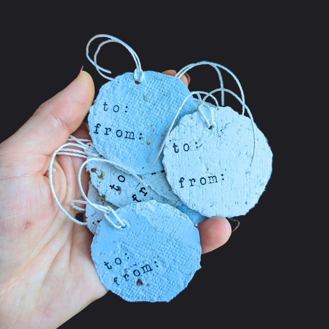 Seeded Paper Gift Tags