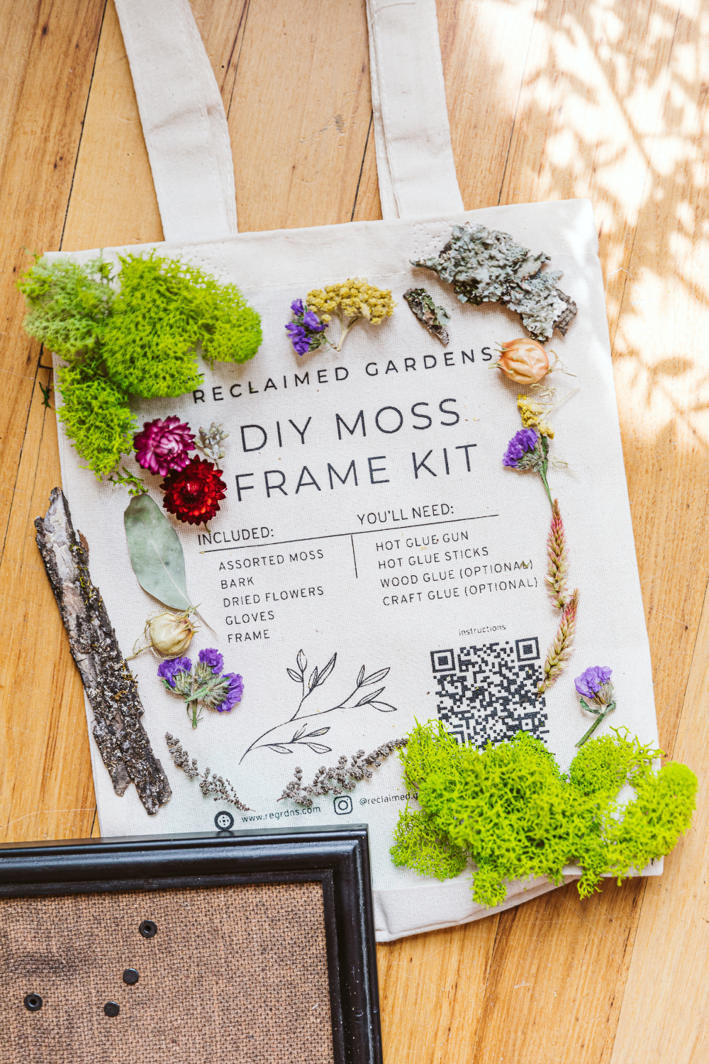 Reusable Bag DIY Moss Art Kit