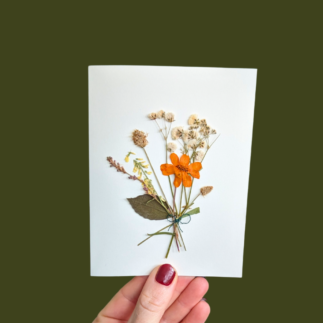 Pressed Bouquet Cards