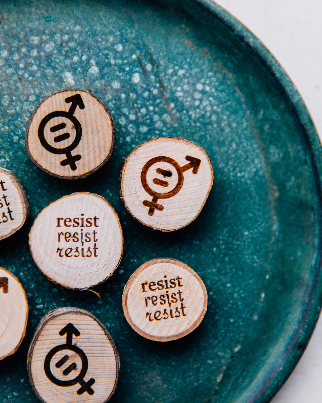Wooden Engraved Magnets