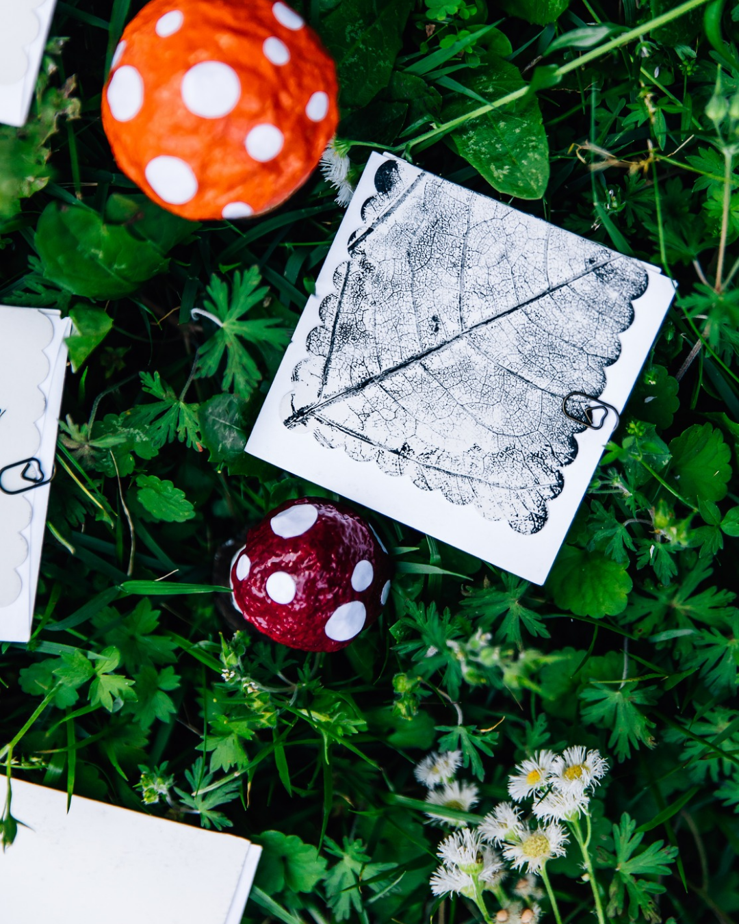 Tiny Monoprint Cards (Blank)