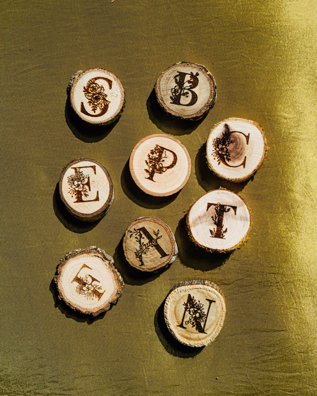 Wooden Engraved Magnets