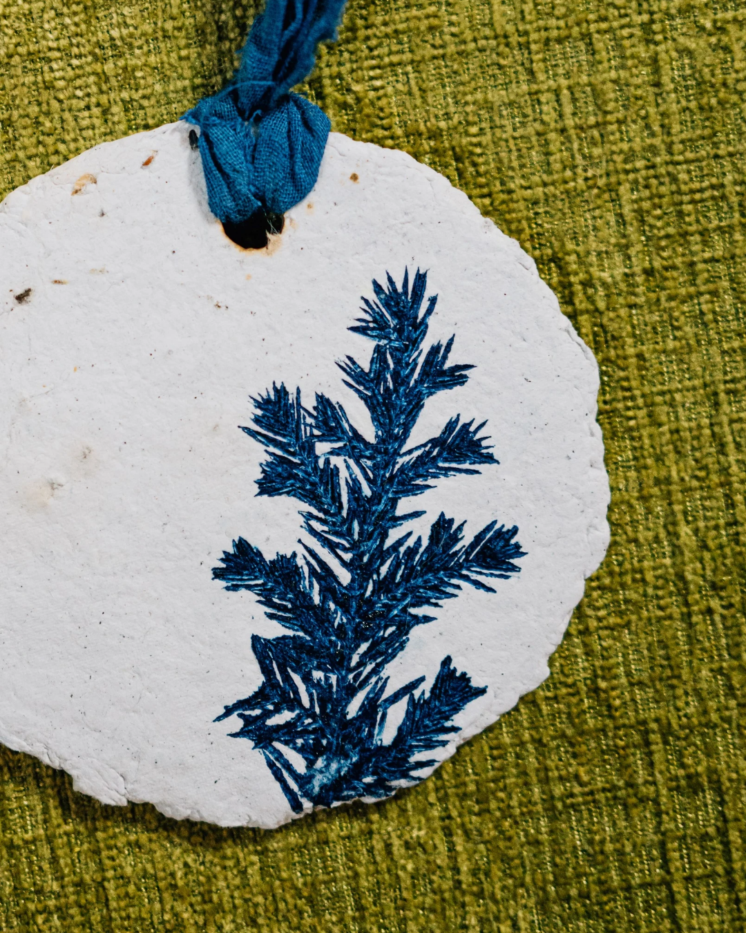 Monoprint Paper Ornament