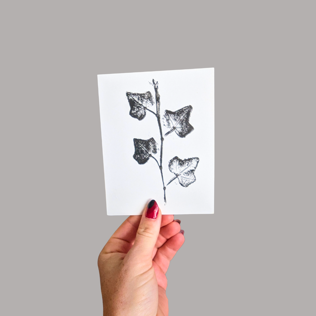 Botanical Monoprints (Blank Flat Cards)
