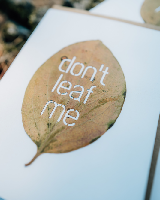 Leaf Note Greeting Cards (Blank)
