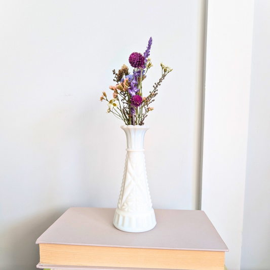 Milk Glass Bud Vase #3