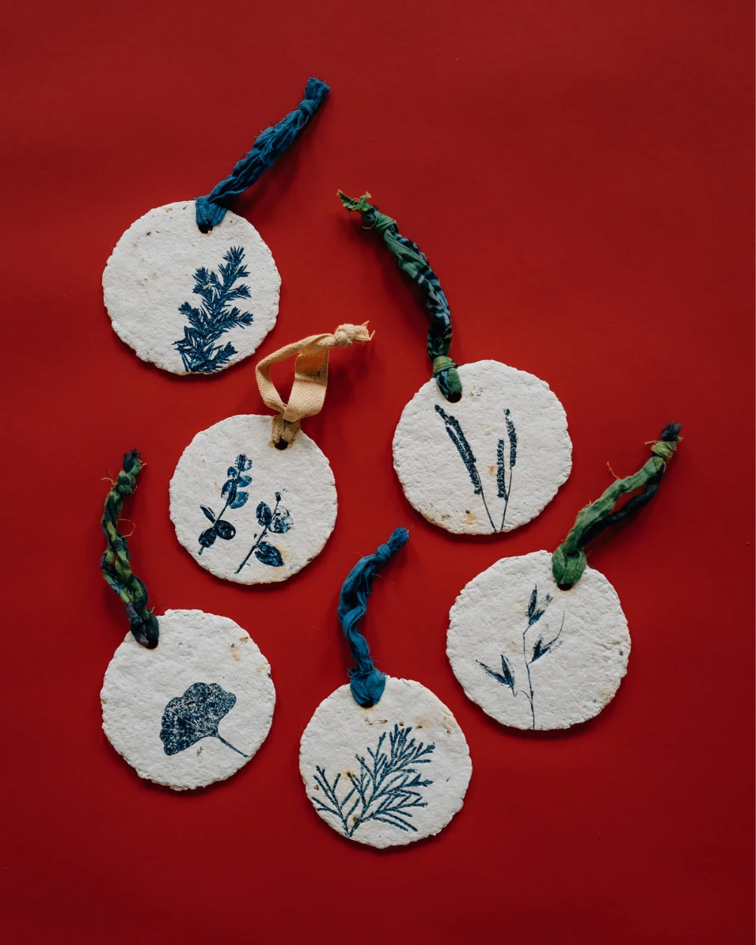 Monoprint Paper Ornament