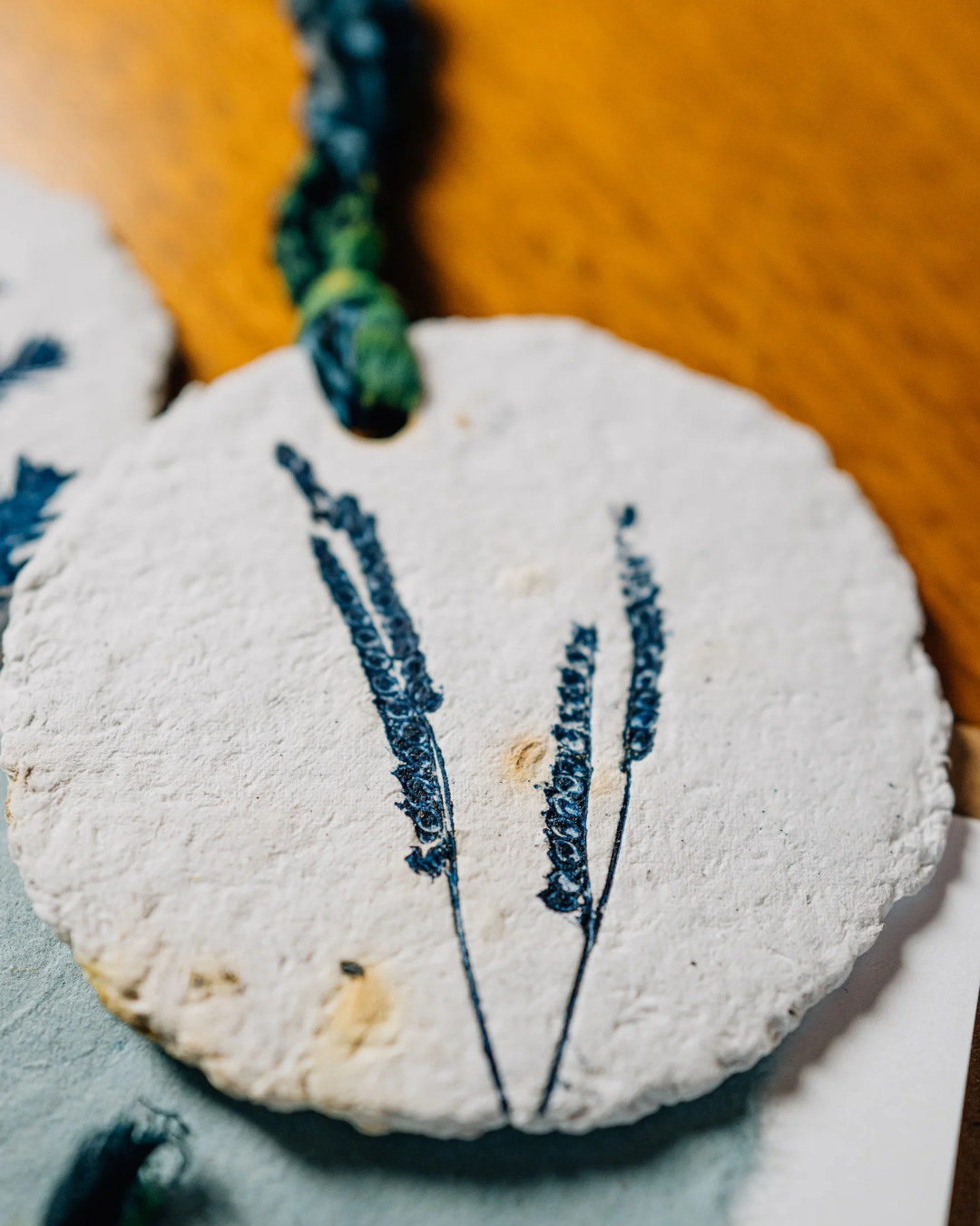 Monoprint Paper Ornament