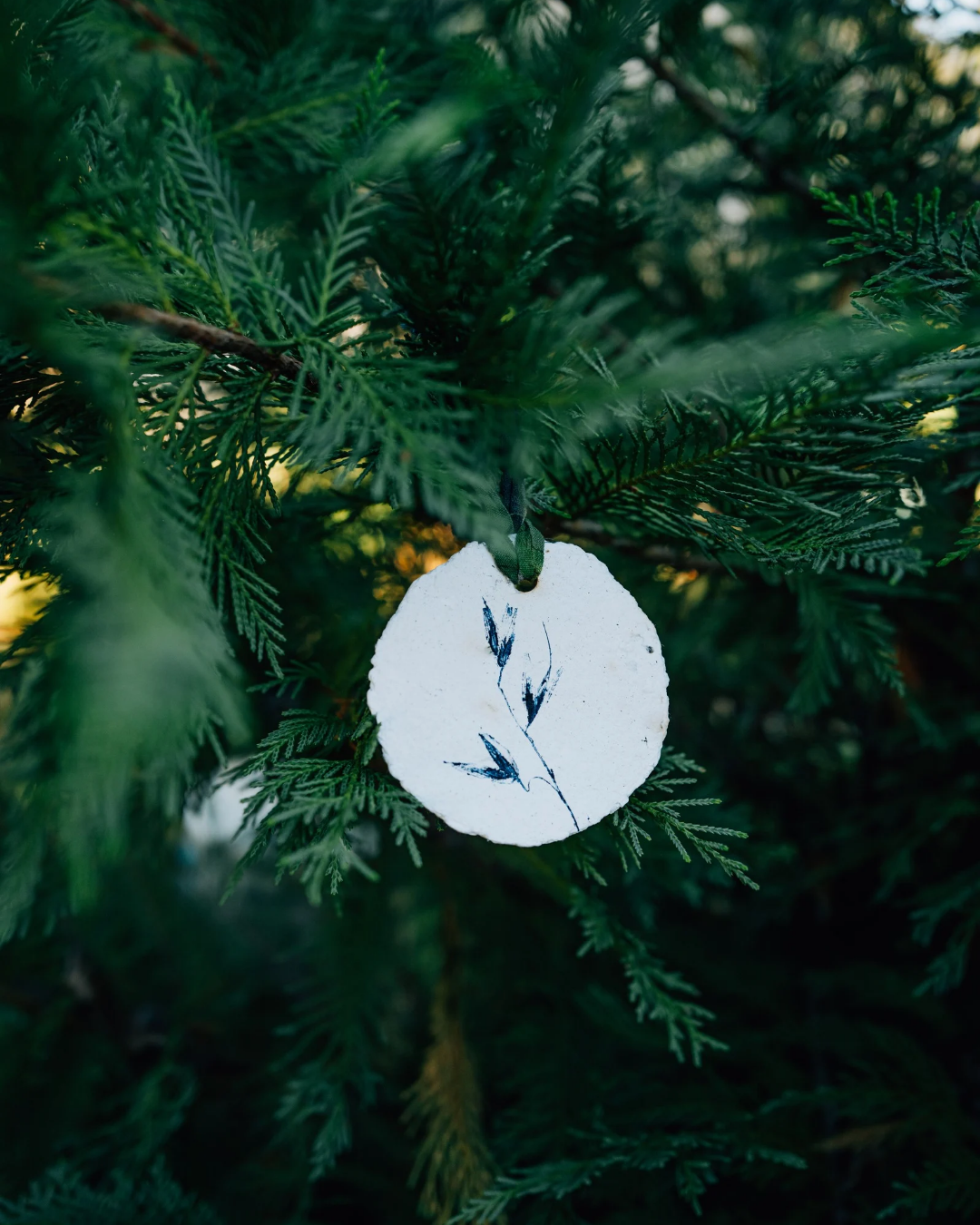 Monoprint Paper Ornament